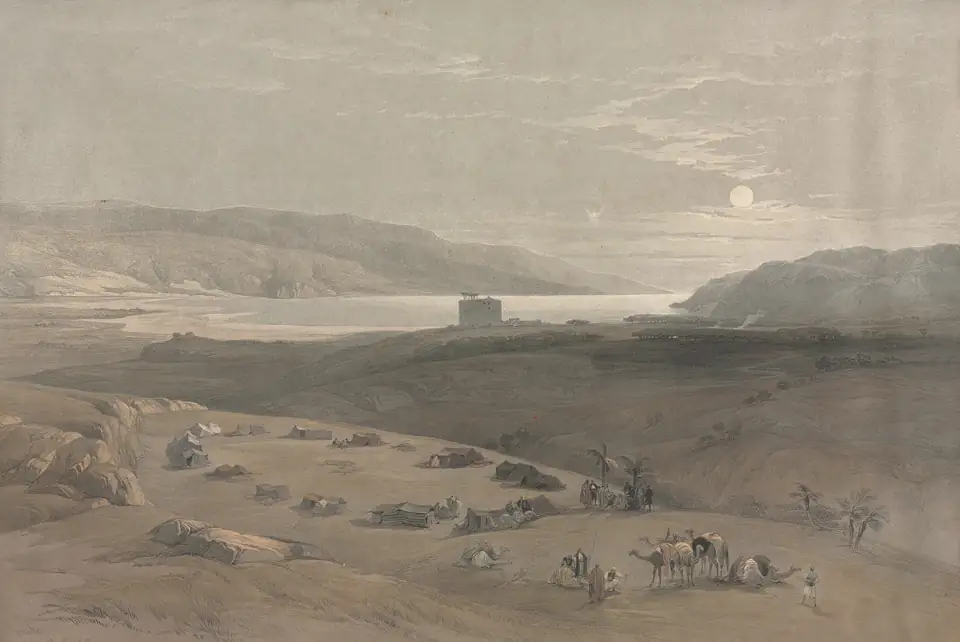 Jericho, by David Roberts, 1839